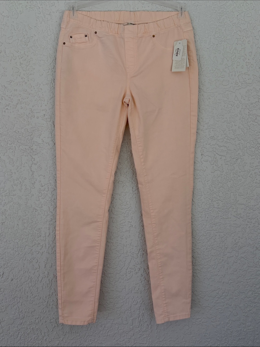 MNG Women’s Stretch lightweight Skinny Jeans - Pale Pink size 10